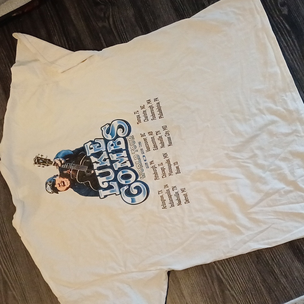 Luke Combs Concert Merch World Tour 2023 2-sided 2XL